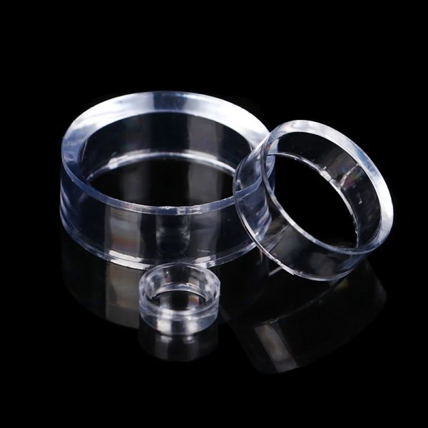 10pcs acrílico clear stand stand sphere para para o pedestal de suporte de base de bola de cristal pedestal