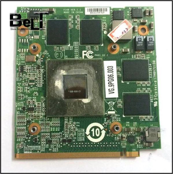 Placa -mãe para Acer Aspire 4930 5930 6930 6935 7530 7730 9730 8930G PRAPHICS Laptop Cartão de vídeo Geforce 9600M GS GDDR3 512MB MXM G96600C1