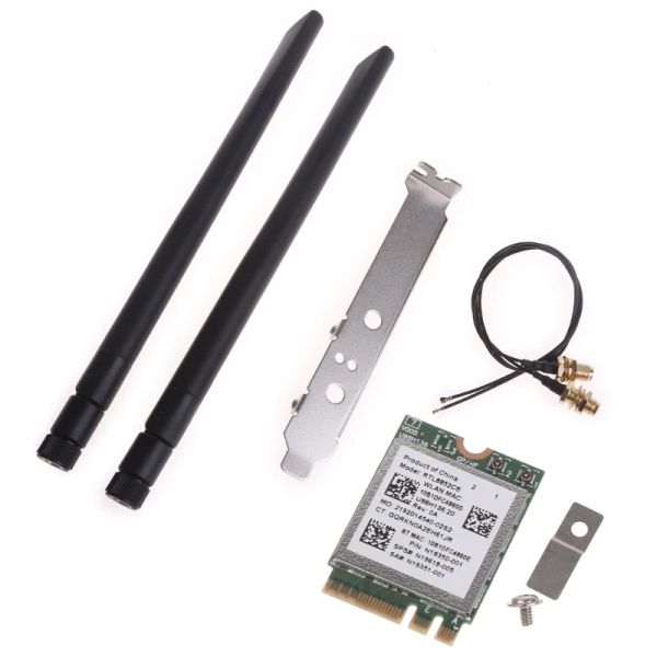 Schede RTL8852ce Dual Band 2.4G/5G WiFi6 802.11ax WiFi Card 1800m BT5.0 Modulo NGFF M.2 per supporto per laptop/PC Win10 P9JD