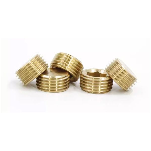 VITE OLIO VITE CAPPE CAPPER CAPPER CAPPEGGIO NPT NPT American Copper Throat Plug PT1/8 2 Punti G1/4 punti 6 Punti