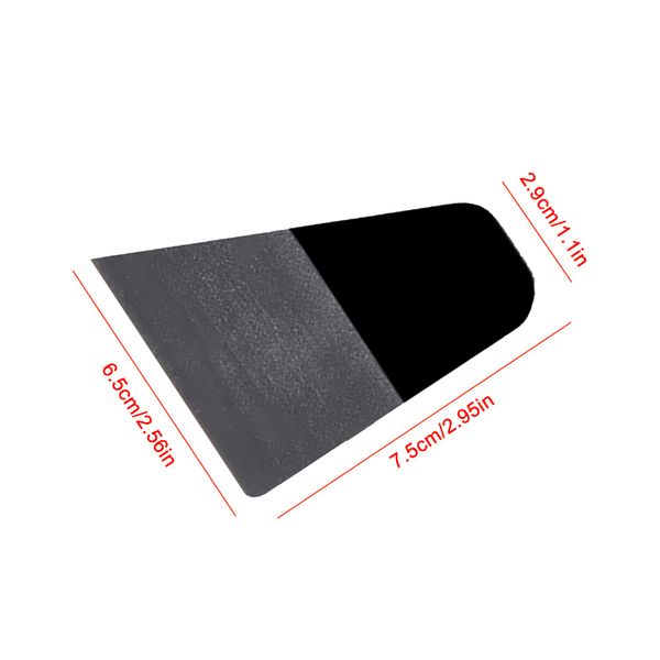Rosa schwarzer Schaber weicher Gummi -Autofenster Rakel Glas Auto Wasser Vinyl Blade Schaber Home Wrap Tools Büro Tint Wischer B88