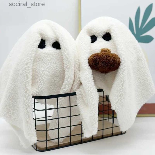 Animali di peluche ripieni di Halloween kawaii gus il fantasma con giocattoli di peluche di zucca carini cuscini ripieni morbidi di Halloween bambole di Halloween per bambini Halloween regalo L411