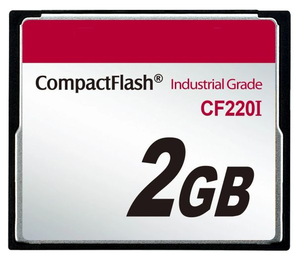 Cartões CF Card 2 GB 256MB 128MB Faixa de temperatura industrial CF220I 220X Ultra Compactflash SLC Adequado para máquina CNC industrial