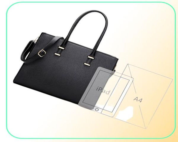 Donne valigette borse di business Portfolio Ice Portfolio di grande capacità Modello trasversale per laptop Borse per laptop tote4171919