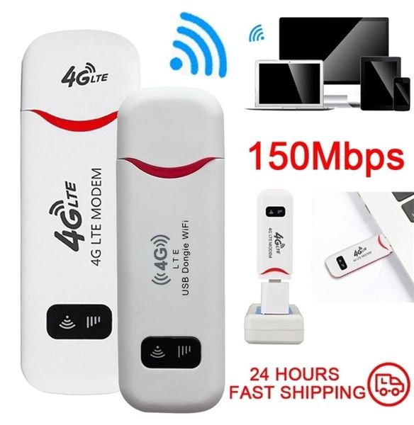 Router 4G LTE Router Wireless Wireless USB Dongle Mobile Broadband da 150 Mbps Sim Card Sim scheda SIM USB WiFi Scheda di rete wireless ADA7700270