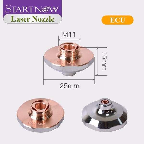 StartNow Fiber Cutting Cabeça a laser EAC Camadas únicas de cromo diás.25 calibre 4.0 6,0 10,0 mm para a cabeça do laser Precitec