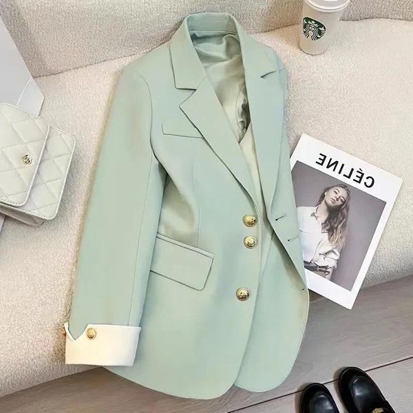 Abiti da donna blazer cappotto 2024 primavera autunno versione coreana per leisure ladies giacca design sentenza femminile top femminile