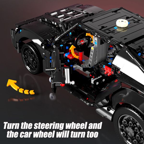 Technical 1828pcs Bat Man Racing Car Batmobile Modelo Bloco de construção MOC City Sports Vehicle Bricks Toys for Children Gifts