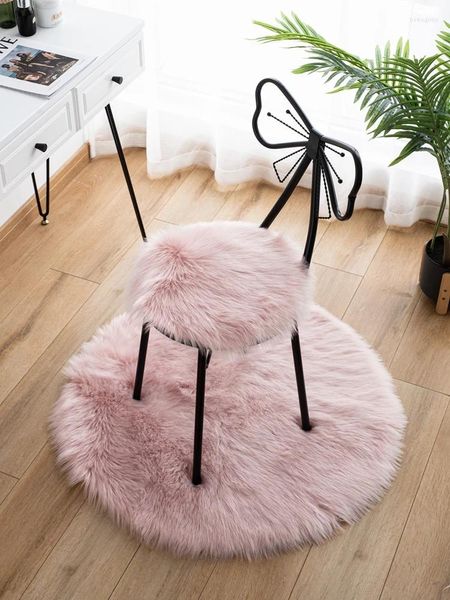 Tappeti 13115 moquette per camera da letto rosa per camera per bambini ragazze carine pavimenti morbido tappetino decorazione bianca soffice grande capezzale per bambini r