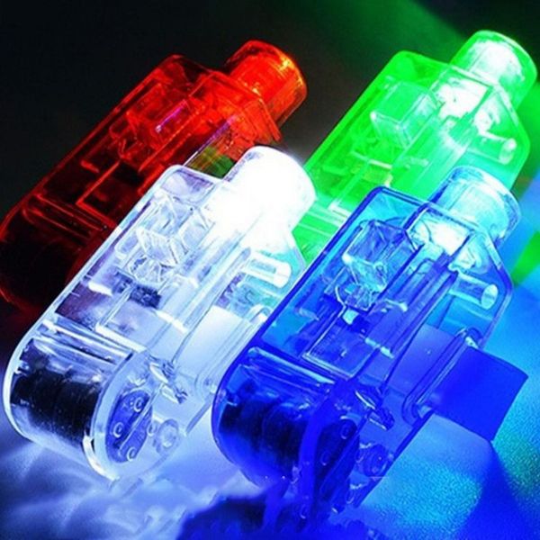 100 pezzi Glow Party Favors LED LED Flaying Anello di dito Laser Accendi giocattoli per feste in festeggiamenti Supplie