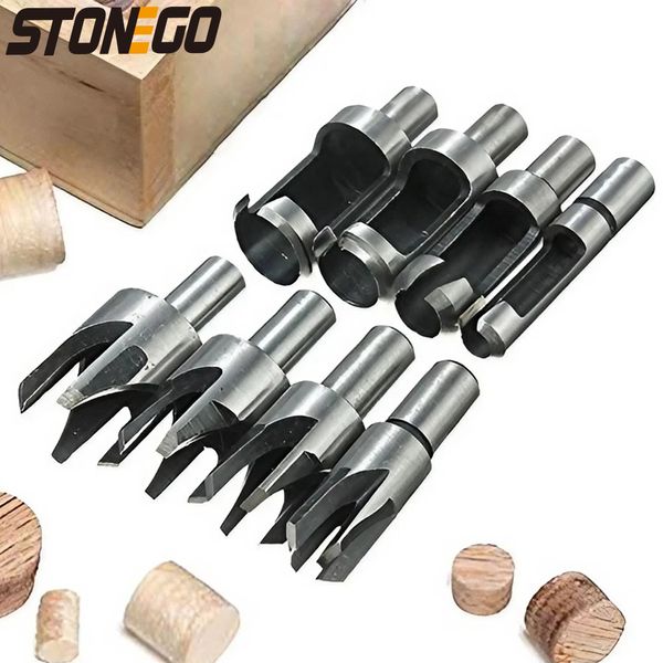 Stonego Wood Plug Cutter Drill Bit Bits - Ferramenta de madeira de madeira de 6 mm/10mm/13mm/16 mm