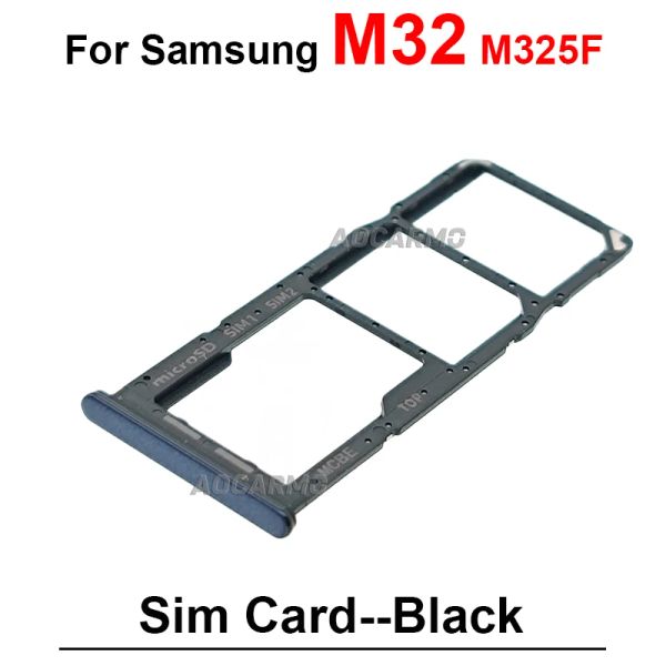 Slot per presa del supporto microSD con scheda SIM per Samsung Galaxy M32 M325F Parti di sostituzione della riparazione