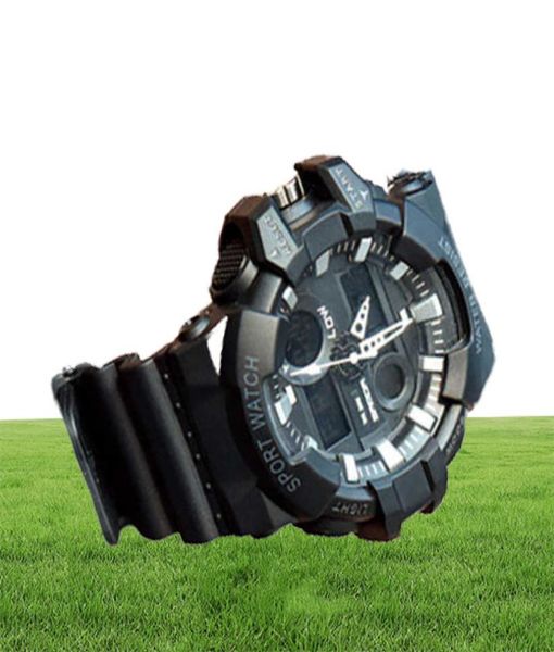 Sande Men Watches White G Style Sport Watch LED LED Digital Waterproof Watch S Choque S Male Relógio Relógios Relógios Masculino Man X08664203