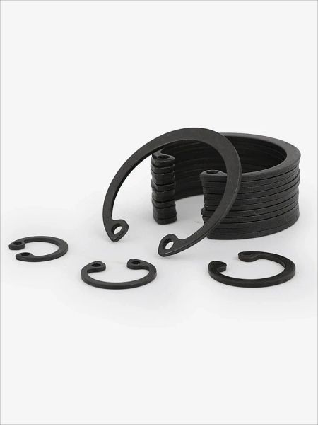 M6-M80 65 Circlip de aço de manganês para orifício para orifício Circlip C Tipo de retenção Anel de retenção elástico do orifício do anel de retenção para orifício