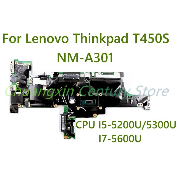 Материнская плата для Lenovo ThinkPad T450S Материнская плата NMA301 с i55200U/5300U I75600U ЦП 100% протестирован полностью