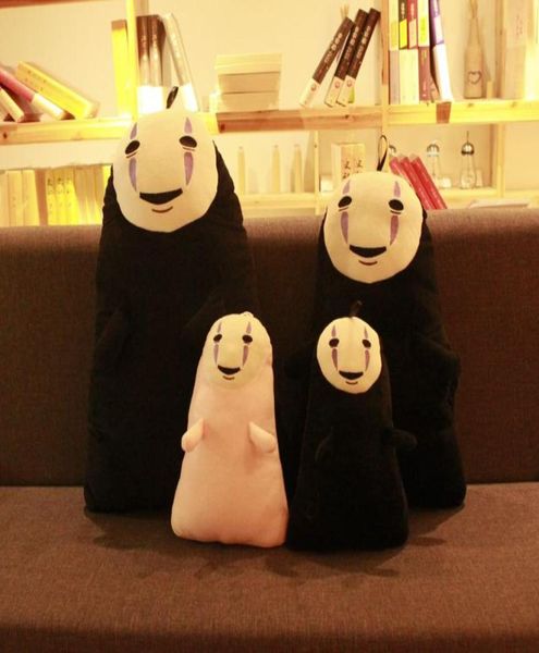 30 cm Spirited Away No Face Toys Plush Plash Impiegato Pieno cartone animato Anime cuscino cuscinetto bambole di cotone giocattoli per computer per computer addormentato 4586667