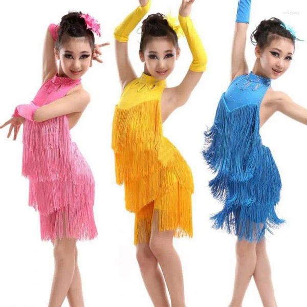 BASE Wear Kids Bassied Ballroom Latin Salsa Dancewear Girls Dance Dantud Dress W18