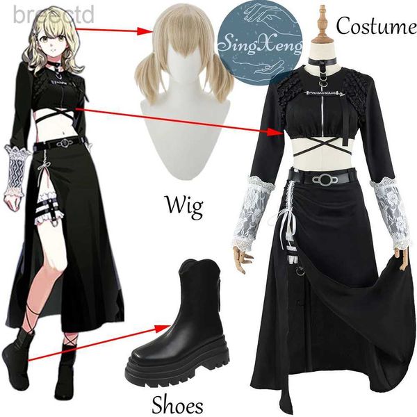 Anime -Kostüme Singxeng Anime -Projekt Sekai Bunte Bühne Azusawa Kohane Cosplay Kostüm Outfits Frauen Kleid sexy Uniform Customize Halloween 240411