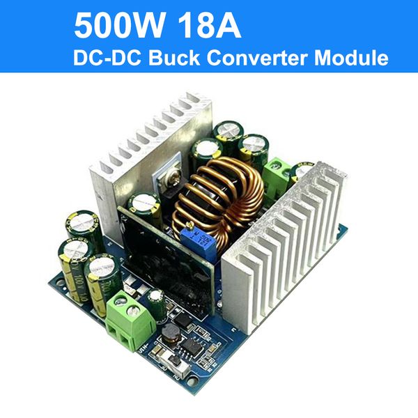 500W DC-DC-Startdown-Konstantspannung Konstante Strom einstellbarer Leistungsmodul DC12-95 V auf 1,5-90 V Hochleistungsstufe 18A-Buck-Konverter