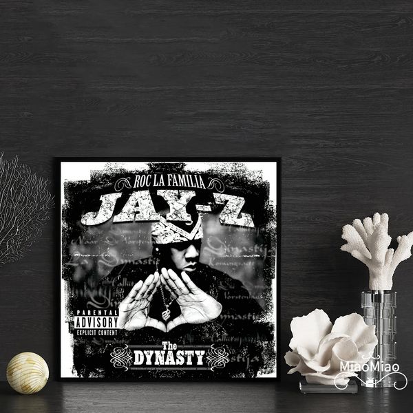 Jay-Z The Dynasty Music Album Cover Poster Leinwand Art Print Home Decor Wall Painting (kein Rahmen)