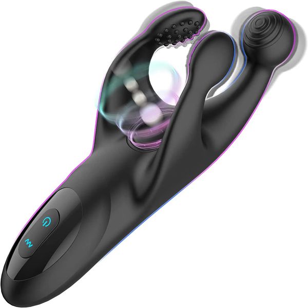 Вибрирующий мужской мастурбатор Glans Vibrator Electric Penis Massager задержка тренажера вибрации вибрации стимулятор взрослой секс -игрушка 240401