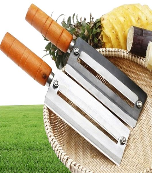 descascadores cutter cutter cenas de cana -de -açúcar faca abacaxi faca de aço inoxidável artefato de artefato de planejamento ferramenta descascão frutas paring knife 20129829352