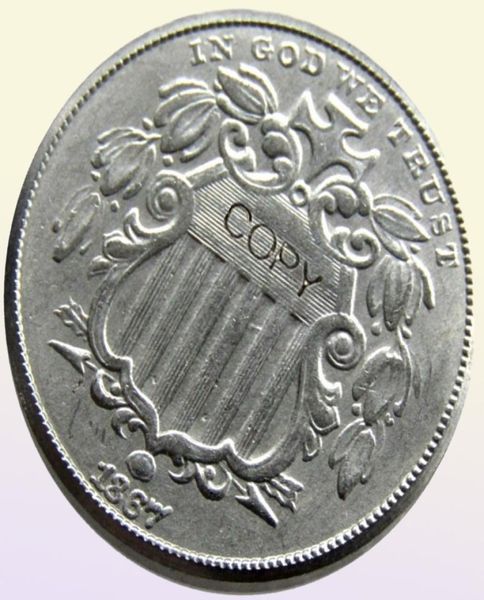 US Ein Set von 1866 1883 20pcs fünf Cent Nickel Kopie Münzen Medel Craft Promotion billige Fabrik Schöne Heimzubehör6650007