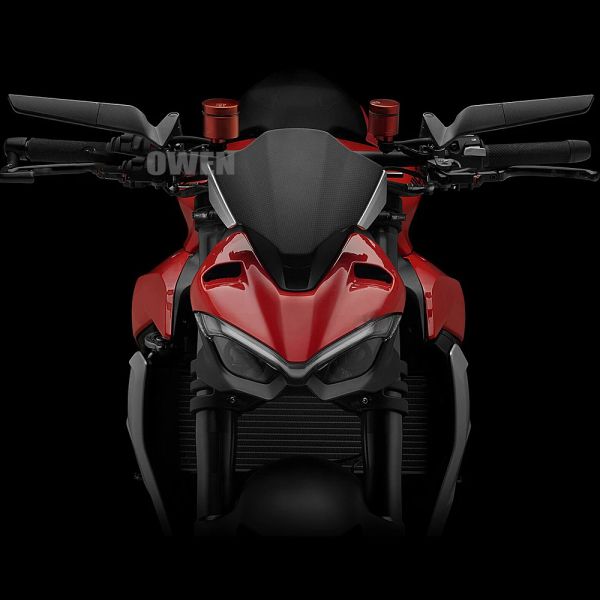 Für Ducati Streetfighter V2 V4 V4S Motorradspiegel Spiegel Windflügel Rückspiegel 360 Verstellbare Sportflügelspiegel