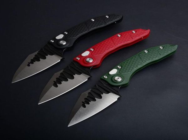 Coltello a cartella tattica automatica di alta qualità M390 M390 SATTALE NYLON PLUS PIELLA COLLI PACCHIO CASCIFICI EDC Sopravvivenza Knife pieghevole XM7878117