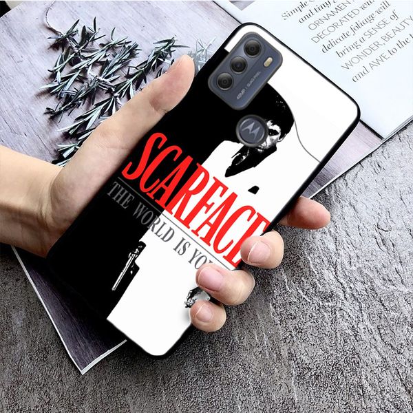 Scarface Godfather for Man Case de telefone para Motorola Moto G22 G60 G52 G9 G7 PLUS G8 POWER G100 G STYLUS G30 G10 GPURE