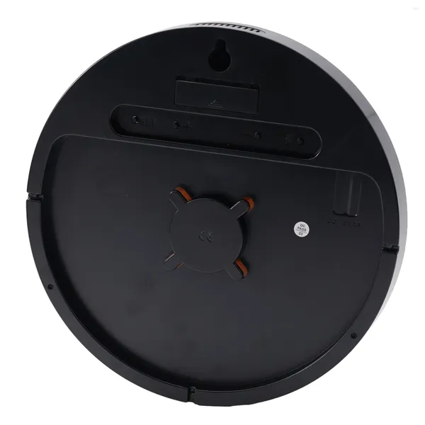 Relógios de parede LED relógio digital com alarme 10 polegadas Round Exibir temperatura e indicador de umidade Perfeito para decoração doméstica