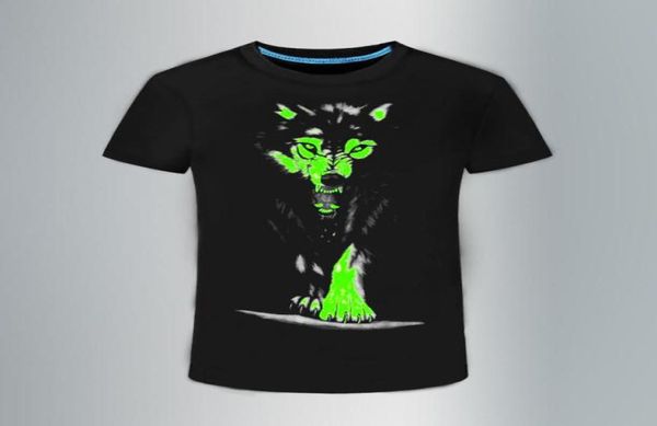 2018 Neue 3D -T -Shirt -Männer Freizeit fluoreszierende personalisierte Shortsleeve Luminous T -Shirt Summer Tops Männer T -Shirt leichte Kleidung3962207