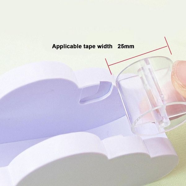 Rainbow Cloud Tape Cutterhalter Desktop Packbandspender Schülern Geschenk Stapnanty School Büro Klebstoff Maschinenversorgung