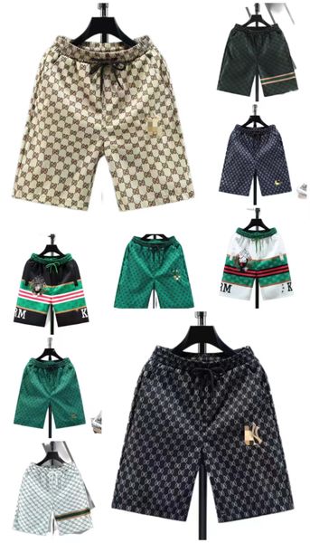 Shorts Designer Men Shorts Shorts Shorts Summer Ice Silk Sust Secco con nuovo marchio Fashion Pantaloni a cinque Quarter Big Biblioteca Biblioteca Vent Beach Pants Times S-5xl