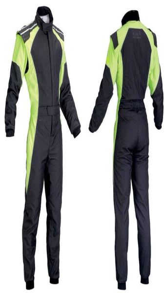 Yeni Arrivrive Araba Yarışı Takım Tulum Ceket Pantolon Seti Turuncu Yeşil Mavi Boyut XS4XL Erkek ve Kadın FireProof3199962 Giymek