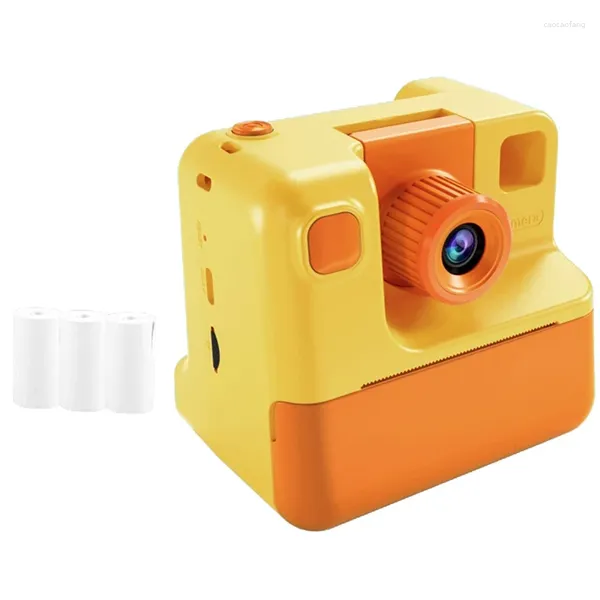 Câmera de crianças impressão de câmera instantânea 1080p HD Digital Po Paper Child Toy para presente de Natal para presente de natal