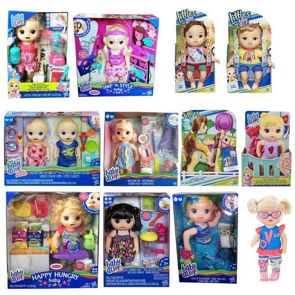 Hasbro original genuíno travesso bonecas inteligentes interativas animais de estimação Love Baby Alive Figures Girl Play House Toy Kids Birthday Presente