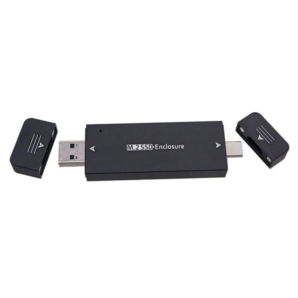 Contenitore M.2 SSDenclosure USB 3.1 Tipo C Disk rigido Custodia rigida esterna Custodia per leggi per 2230 2242 per Windows /Linux