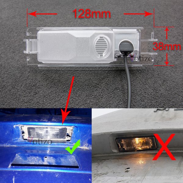 Fisheye CCD AHD Câmera de exibição traseira para símbolo Renault Sedan 2008-2019 Logan Sedan 2004-2019 SANDERO/SANDERO DODA 2012 ~ 2019 CAR