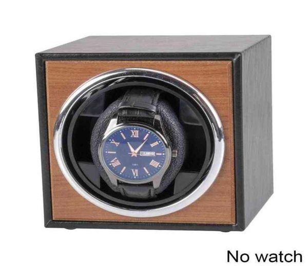 Смотреть Winder для автоматических часов New Version 4 6 Деревянные аксессуары для часов, часы для хранения коллекционера 3 режим вращения одиночный H1266982