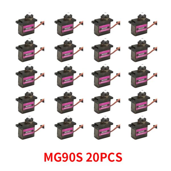 4/5/10/20PCS MG90S Metal Gear RC Micro Servo 13.4g Motor para Zohd Volantex Airplane para RC Helicopter Boat Model Toy Control Toy Control Toy Control Toy Control Toy Control Toy Control Toy Control Toy Control Toy Control Toy Control Toy controle