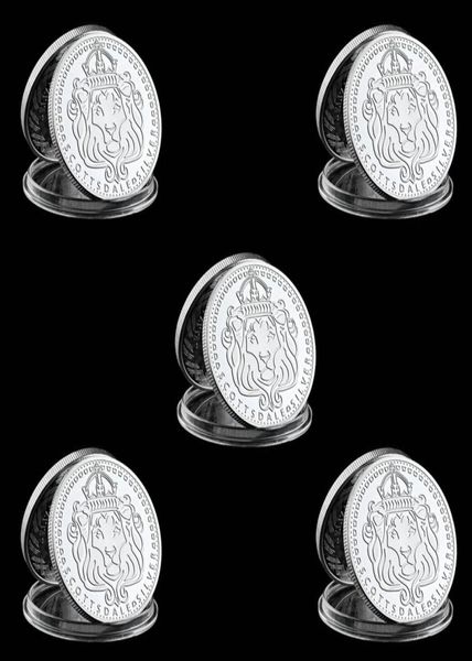 5pcs scottsdale hortelã omnia paratus off 1 troy oz coleta de moedas prateadas com capsule de acrílico duro4195705