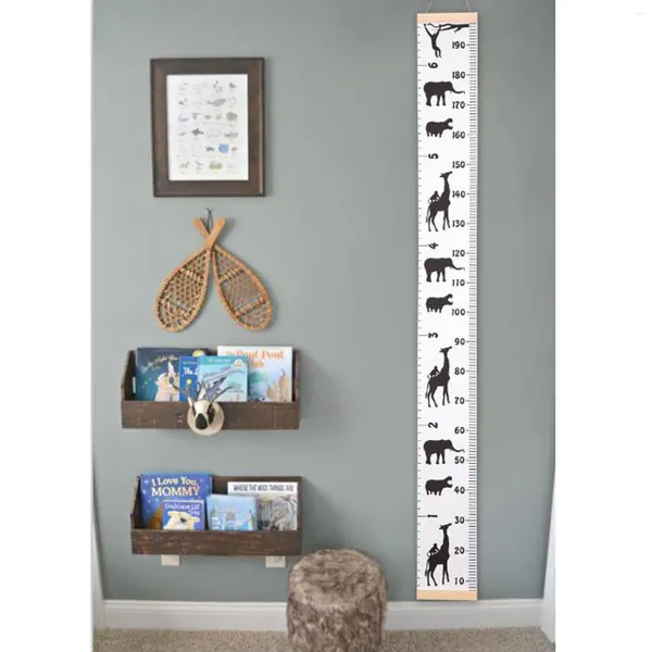 Adesivos de parede gráficos de crescimento produtos domésticos pendurando crianças crianças altura de altura doméstica medição de decoração