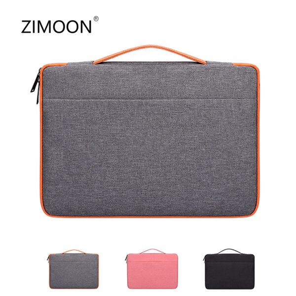 Casos Bolsa de laptop universal com bolso frontal para iPad 13/14/15 polegadas Caixa de notebook para MacBook Laptop Sleeve Brethercase de bolsa de transporte