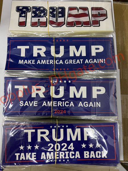 New Styles Trump Car Seters de carro 7,6*22,9 cm Bandeira de adesivo Keep Make America Great Decal