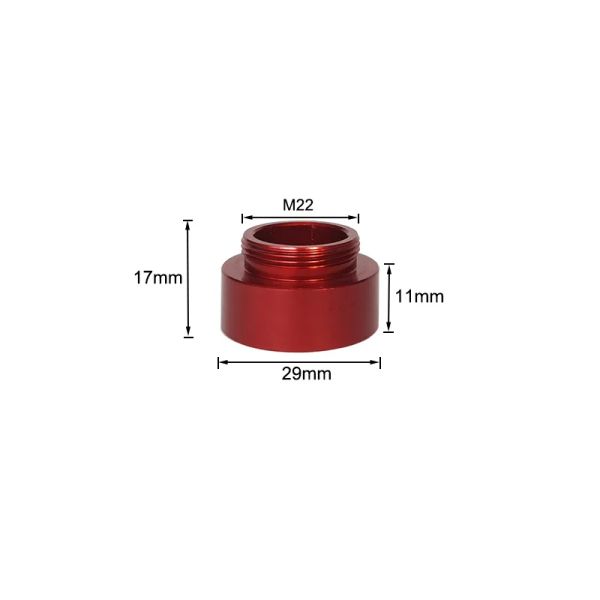 Luftdüse Laserausgang Objektiv DIA 20mm Brennweite 50,8 63,5 101 mm für Laserkopf CO2