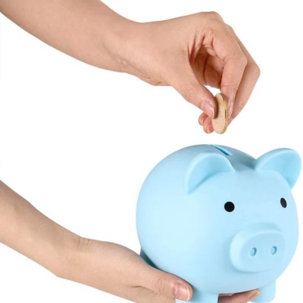 Banco de dinheiro de porco de porco fofo Banco de porco Pig Saving Box Unbreakable Piggy Bank para meninos meninas Aniversário Presentes Práticos