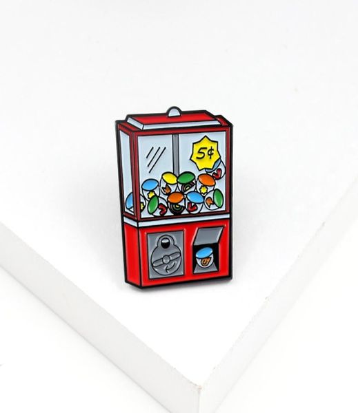 Game Machine Broche Retro Game Over Console School Arcade esmalte a camisa Pin Backpack Badge Boy Girl Play Gifts4555516