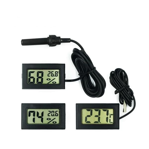 2024 Novo mini mini digital lcd interno conveniente sensor de temperatura hordens termômetro Termômetro Gão bitola para termômetro interno digital