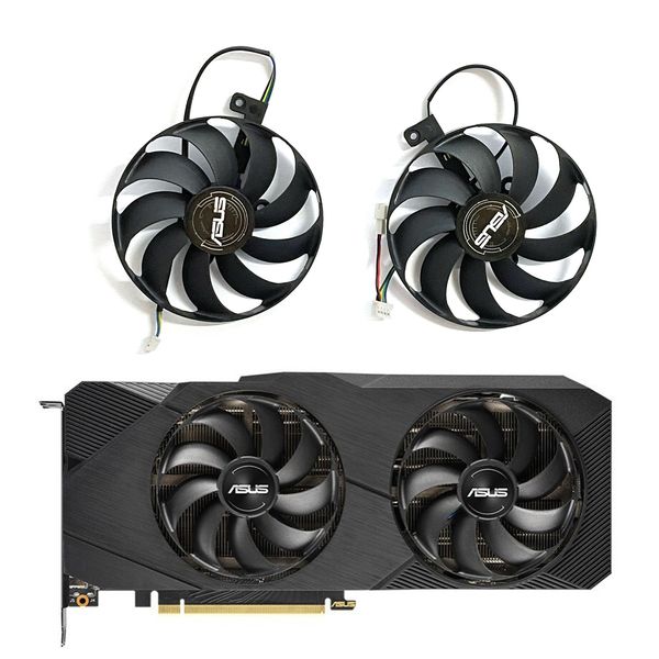 T129215SU DC 12V 0,5A 4 pin RTX 2080 CREELLO GPU per Asus RTX 2060 Super 2070 2080 2080 Super Dual Evo Premium Raffreddamento grafico F f